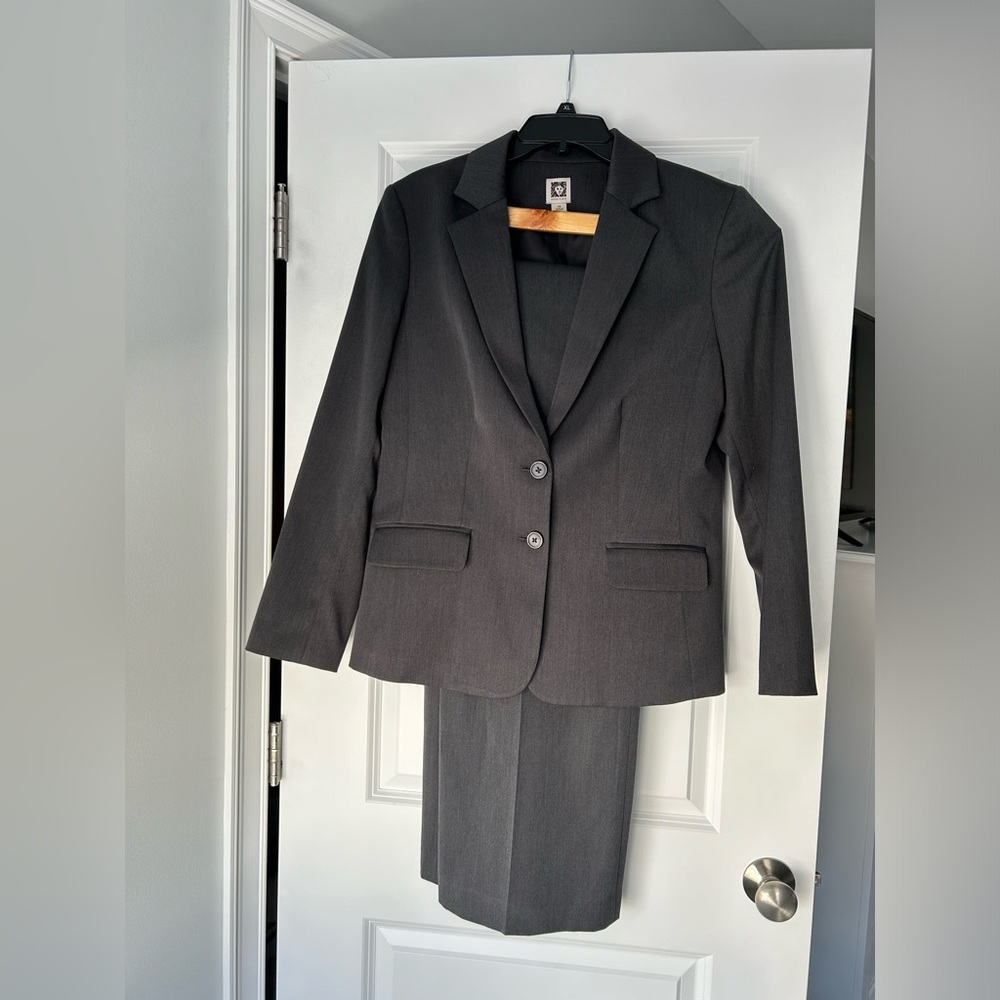 Anne Klein Grey Business Suit